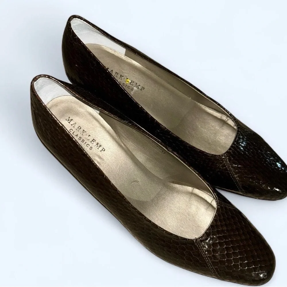 Women's Dark Brown Leather Heels